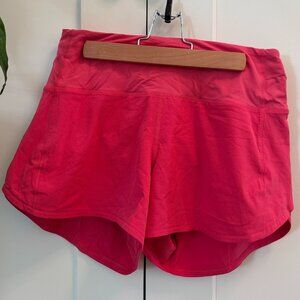 Lululemon Speed Up HR Short 4" *Lined in Lip Gloss, Size 6